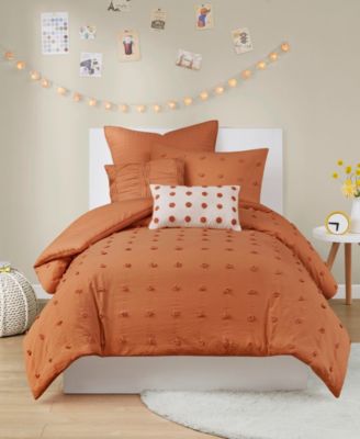 Brooklyn Jacquard Cotton 5-Pc. Comforter Set, Twin/Twin XL