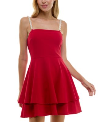 Macy's fit and flare dresses best sale