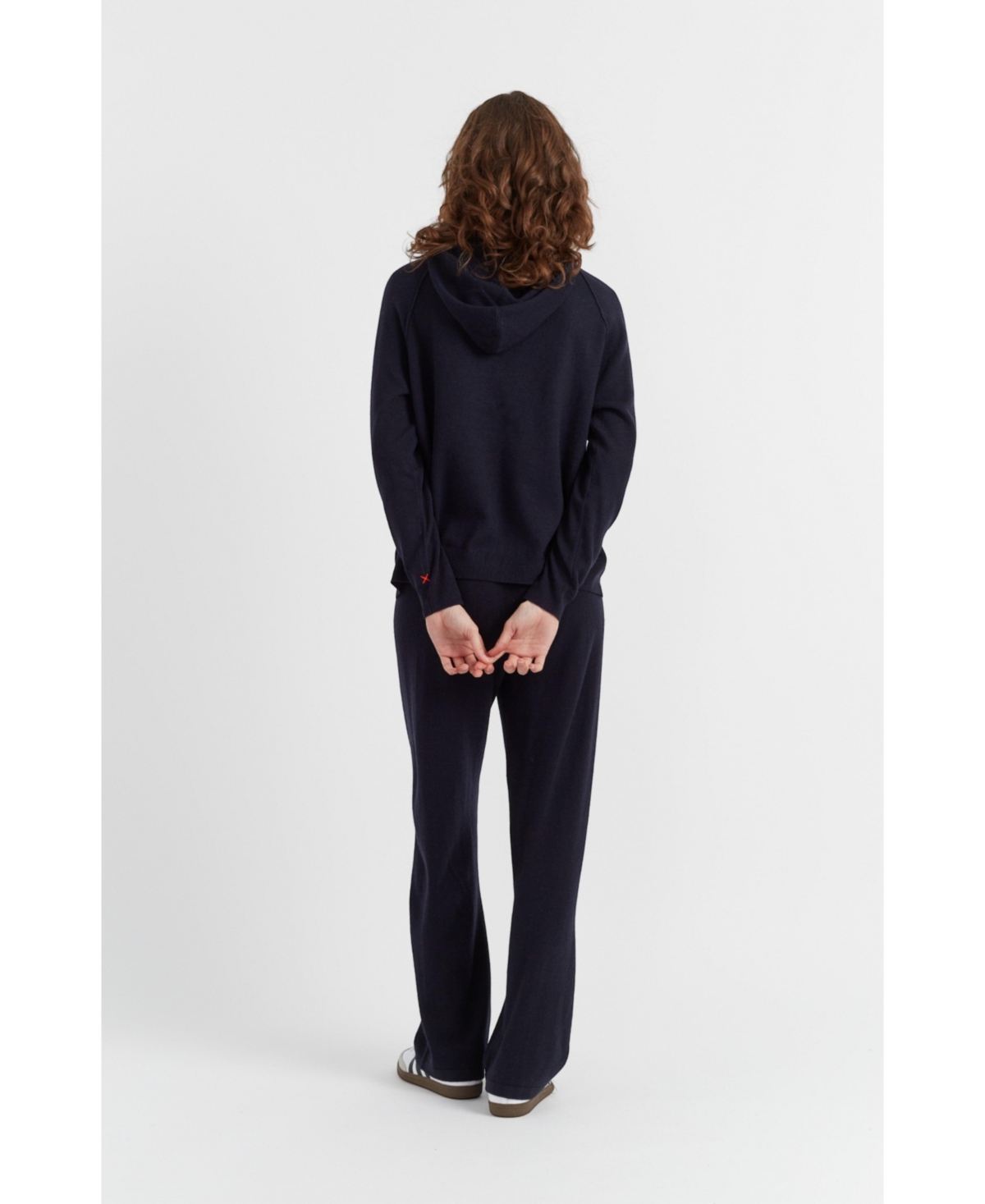 Chinti and Parker Women's Chinti & Parker Wool Cashmere Luxe Lounge Boxy Hoodie