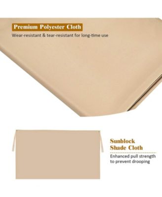 Outdoor Canopy Shade Cover with Copper Grommets & 4 Straps