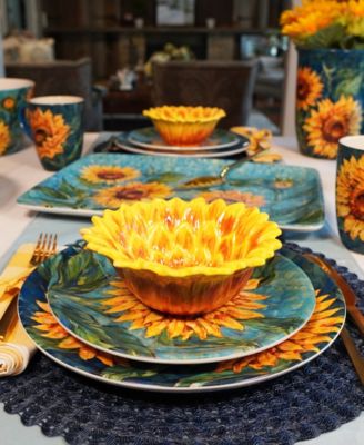 Golden Sunflowers Pitcher