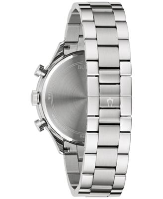 Men's Chronograph Stainless Steel Bracelet Watch 42mm