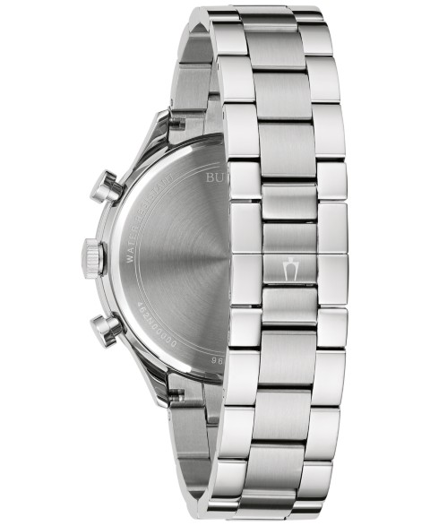 Мужские хронограф-часы Bulova на стальном браслете 42мм