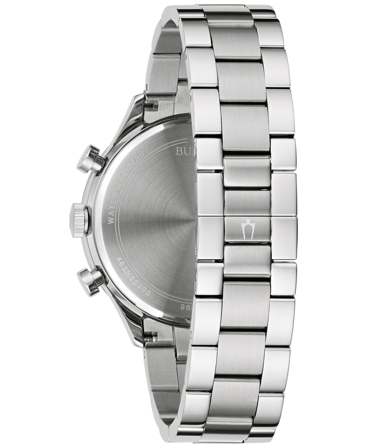 Мужские хронограф-часы Bulova на стальном браслете 42мм — фото 1