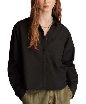 Lucky Brand - Women's Cropped Shirt