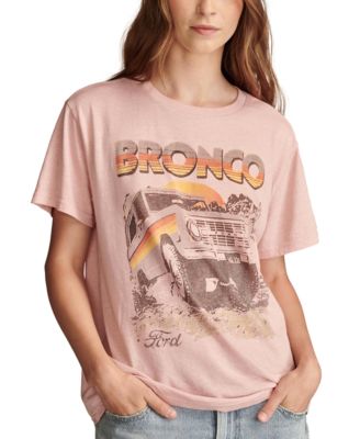 Lucky Brand - Women's Bronco Graphic Boyfriend T-Shirt
