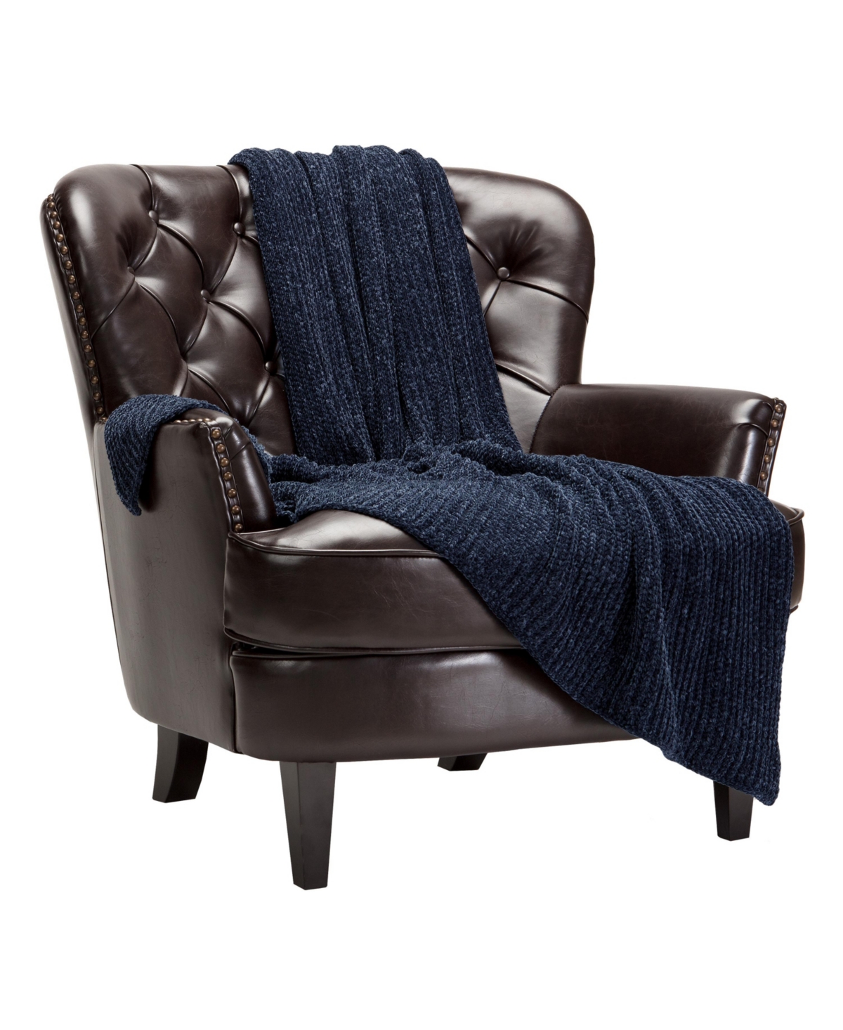 Chanasya Premium Knit Chenille Blanket - Soft, Plush Decorative Blanket - 50