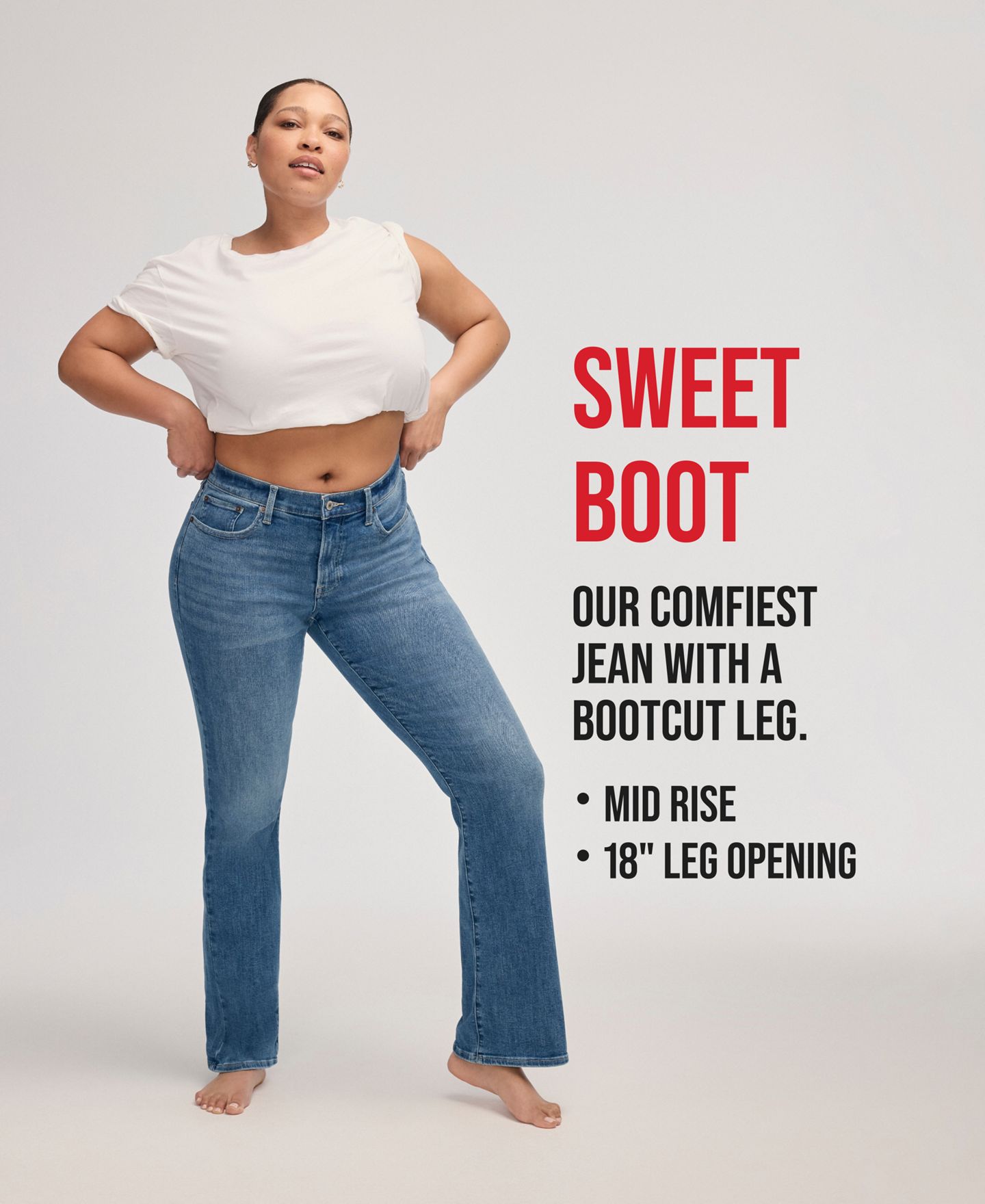 Женские джинсы Lucky Brand Mid-Rise Sweet Bootcut, цвет: Cabana — фото 6