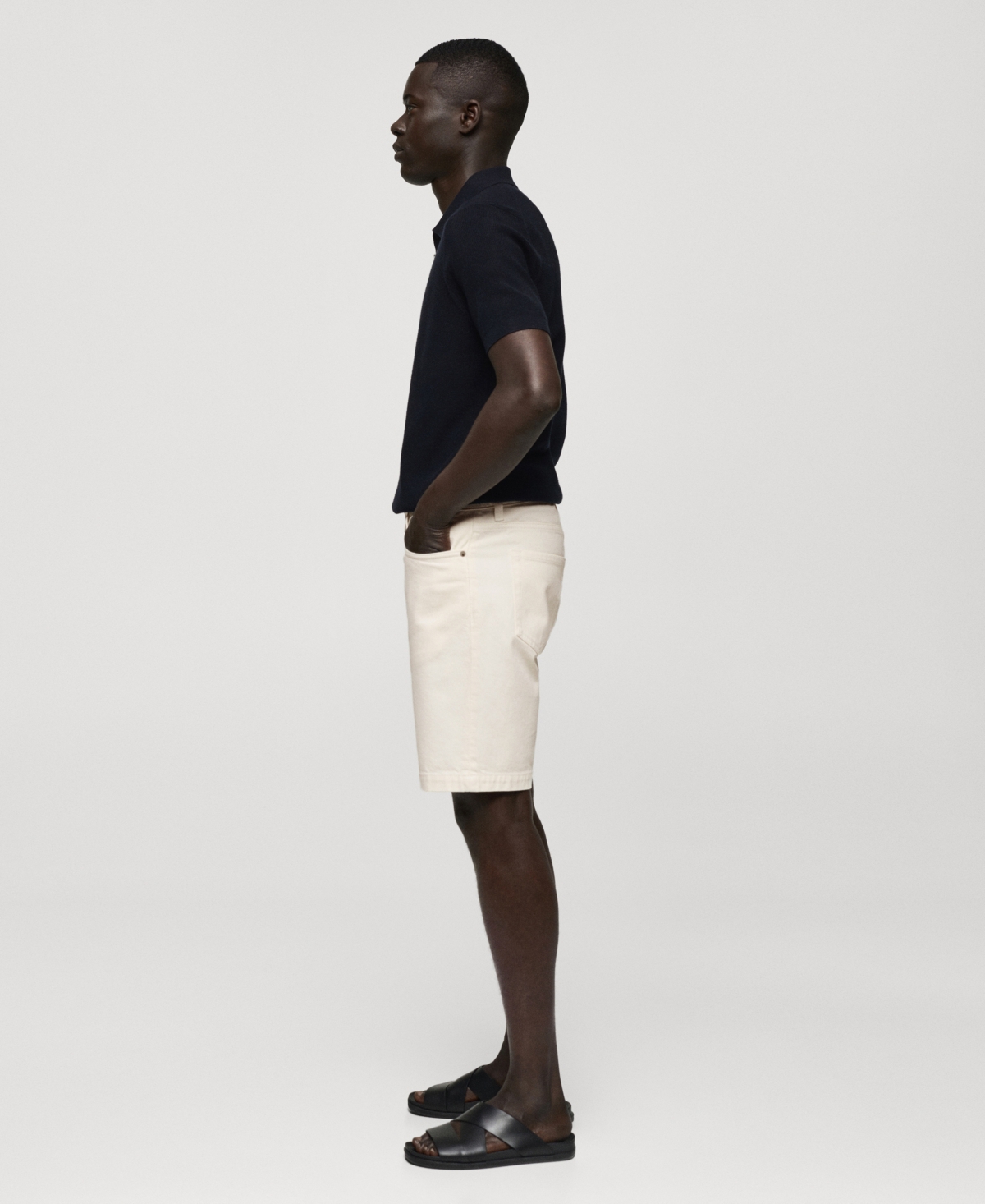 Mango Men's Denim Bermuda Shorts