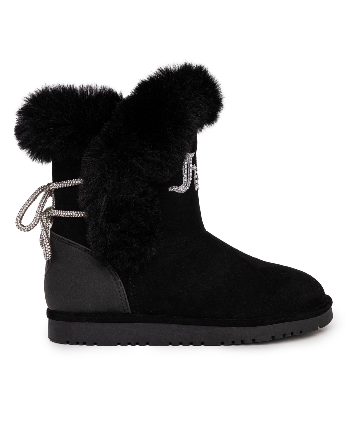Shop Juicy Couture Little And Big Girls Kahlo Cold Weather Boot In Black