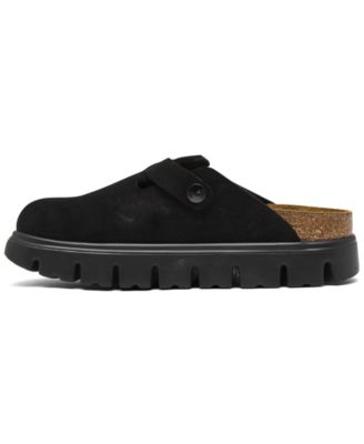 Women's Boston Chunky Suede Leather Platform Clog from Finish Line
