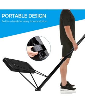 43 Inch Indoor Outdoor Height Adjustable Basketball Hoop