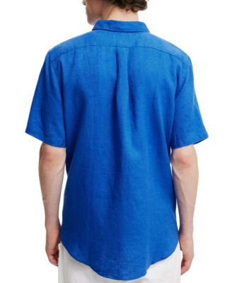 Men's Linen Short Sleeve Shirt