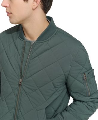 Men's Quilted Fashion Bomber Jacket