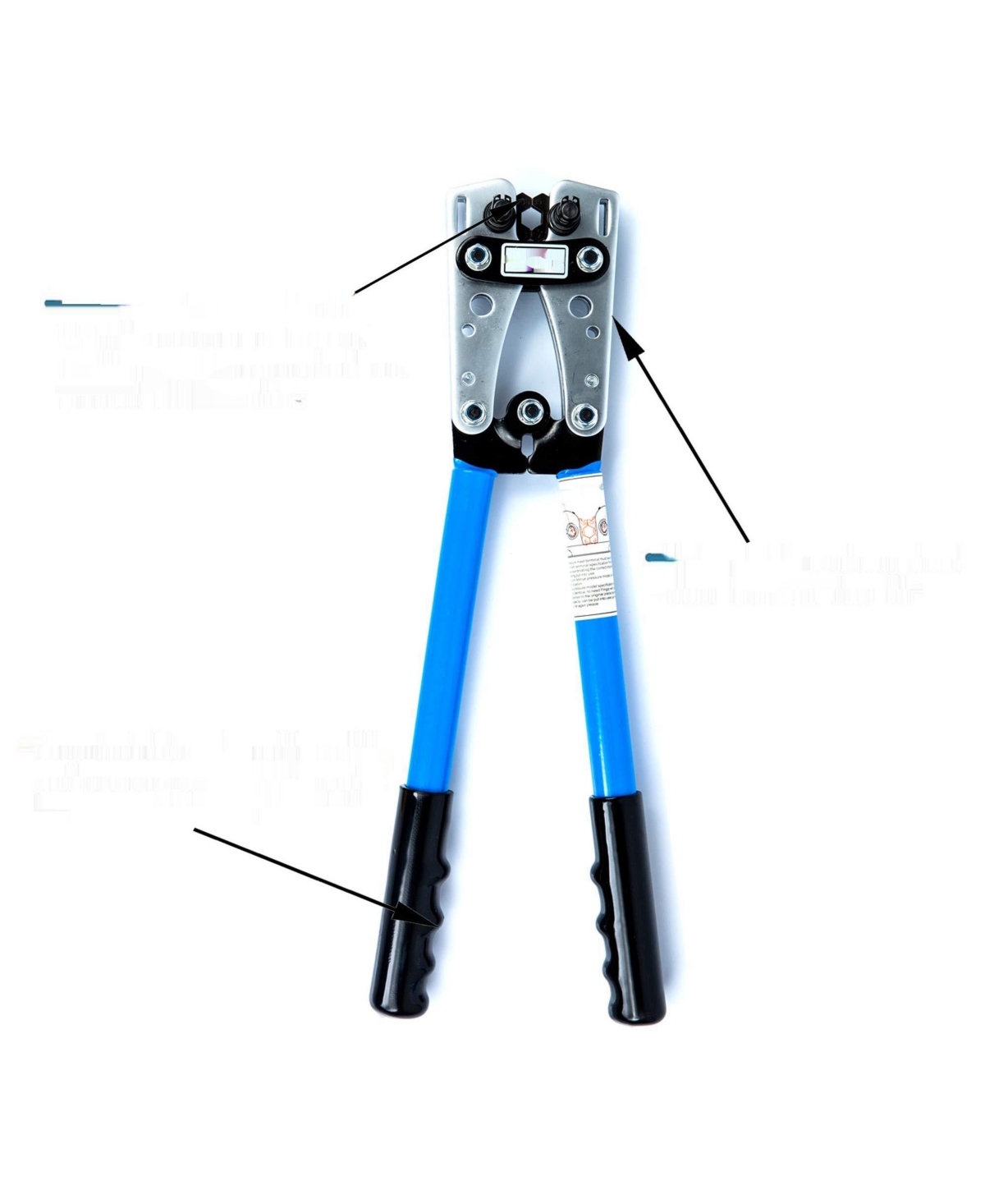 Kotto Battery Cable Lug Crimper & Cutter Tool with Bag - yellow, black