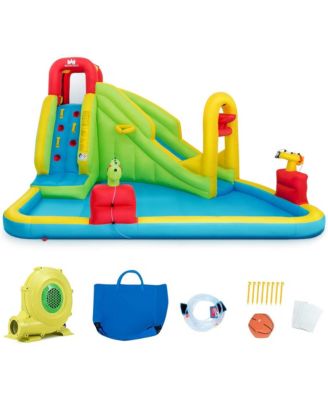 Inflatable Water Slide Kids Bounce House w/480w Blower
