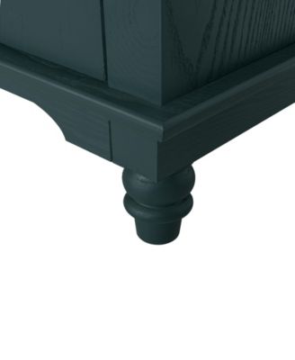 Simplie Fun Hollow-Carved 2-Door Accent Sideboard with Adjustable Shelf