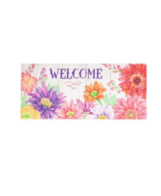 Welcome Home Spring Sassafras Indoor Outdoor Switch Doormat 1'10"x10" Multicolored