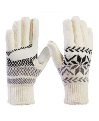 Isotoner - Women's Chenille Snowflake Touchscreen Gloves