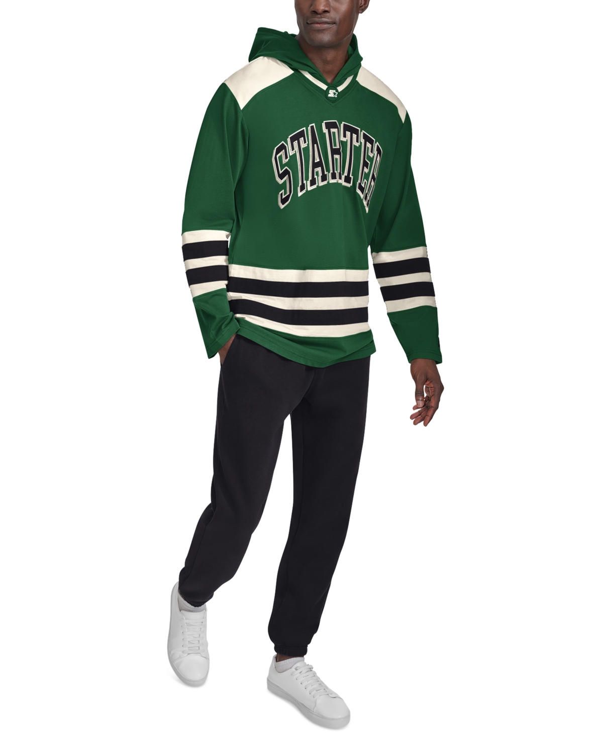 Starter Men's Hooded Logo Hockey Jersey