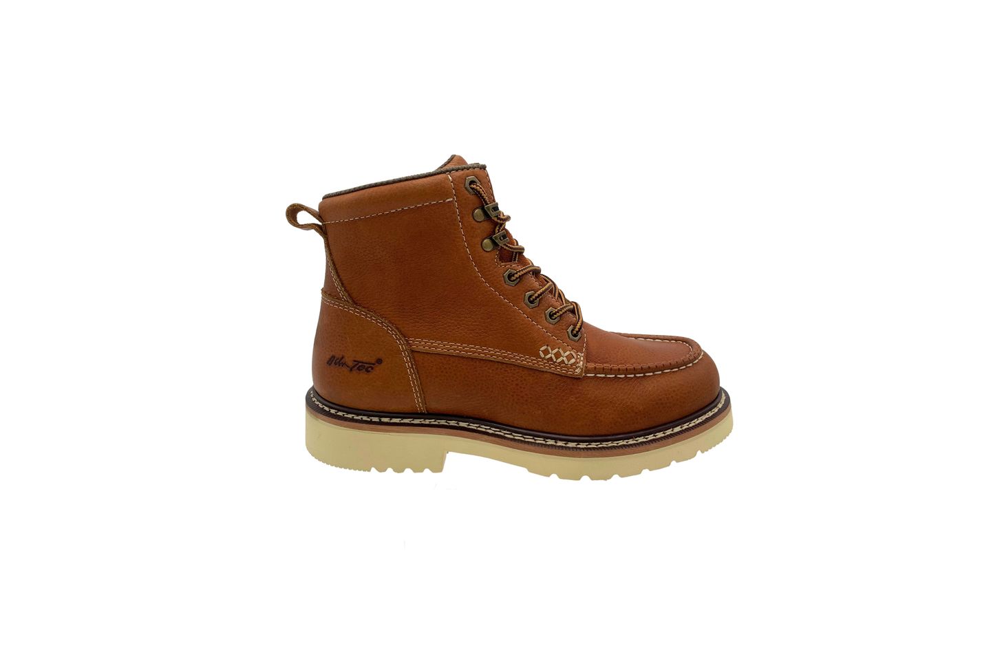 Мужские ботинки AdTec Apex 6" SR Moc-Toe w/ Composite Safety Toe, цвет: Коричневый — фото 2