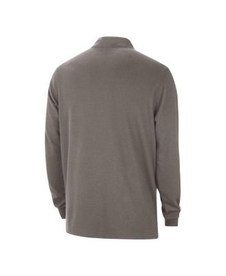 Men's Olive Chicago Bulls Authentic Performance Half-Zip Jacket