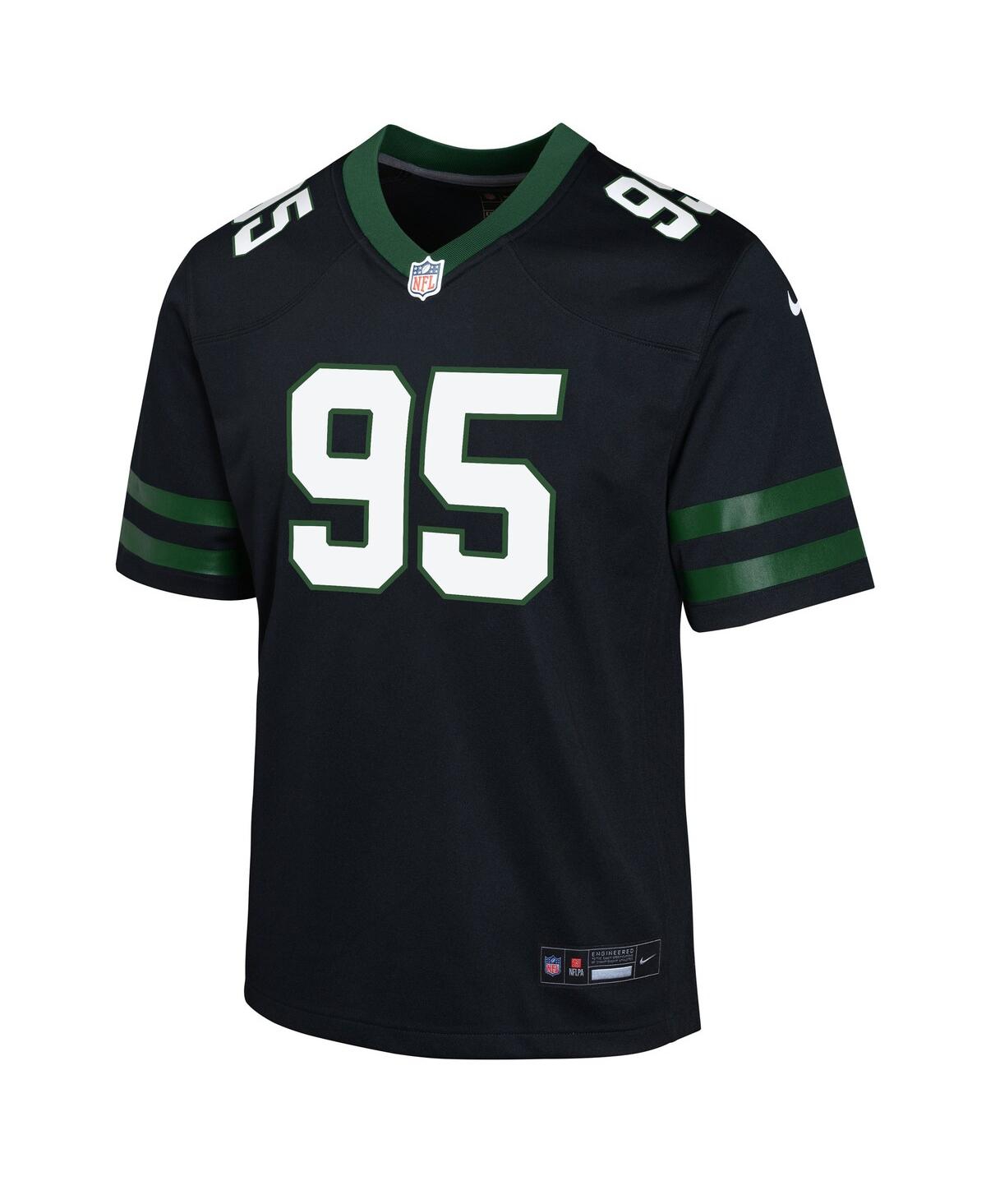 Nike Big Boys and Girls Quinnen Williams LegacyNew York Jets Alternate Game Jersey - Black