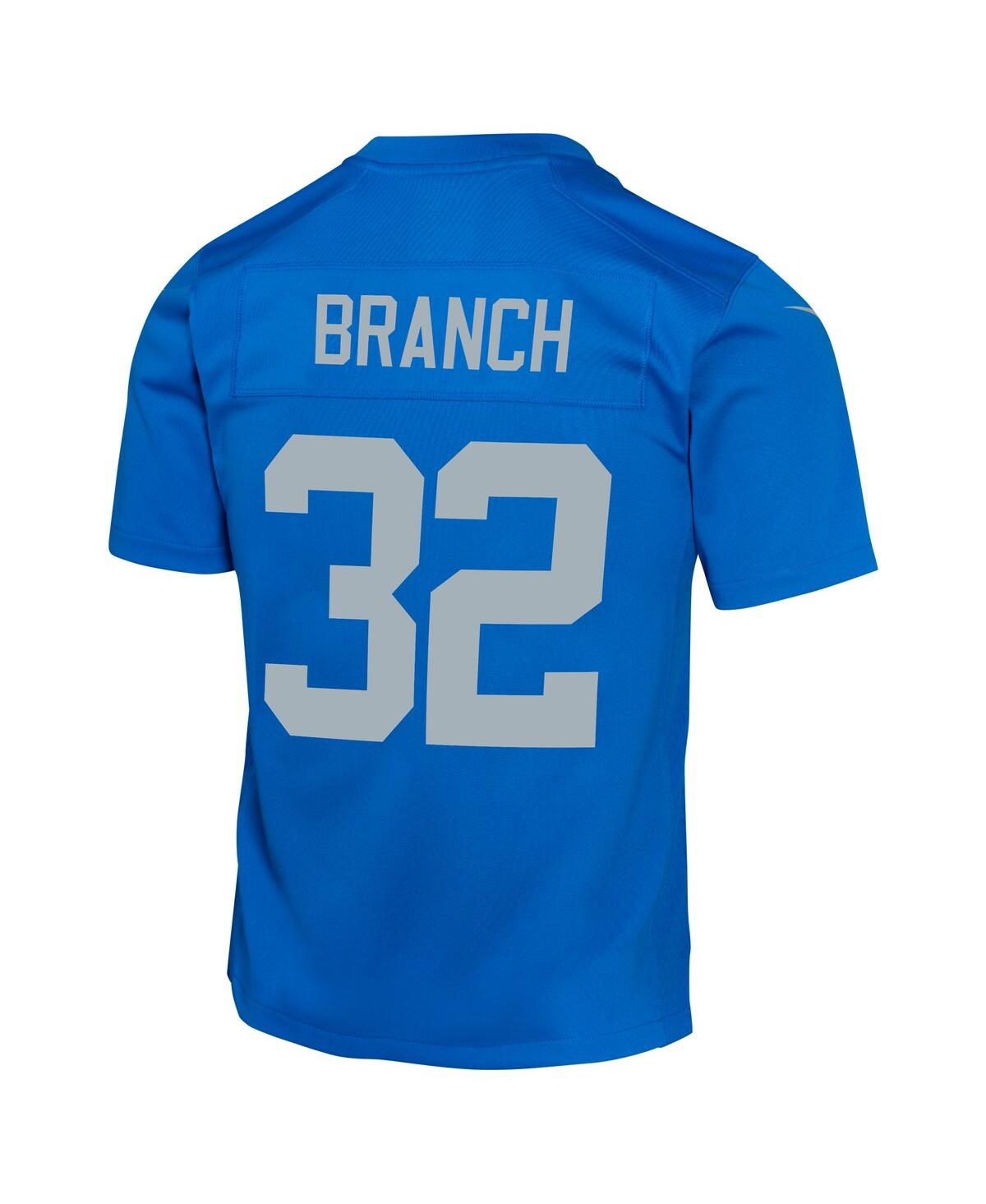 Nike Big Boys and Girls Brian BranchDetroit Lions Alternate Game Jersey - Blue