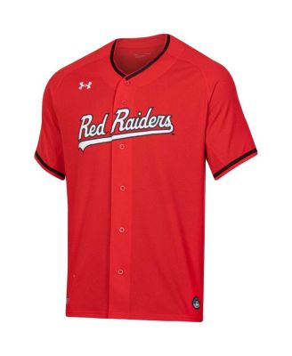 Men's Texas Tech Raiders Softball V-Neck Jersey