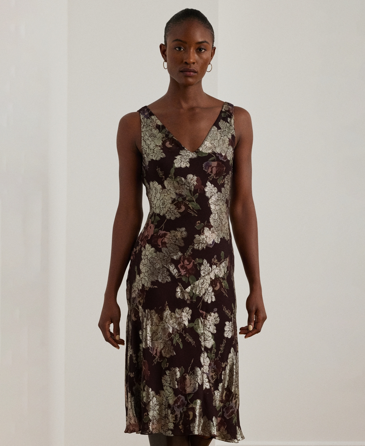 Lauren Ralph Lauren Women's Metallic Jacquard Dress