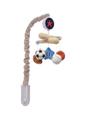 Baby Sports Musical Baby Crib Mobile Soother Toy - Gray