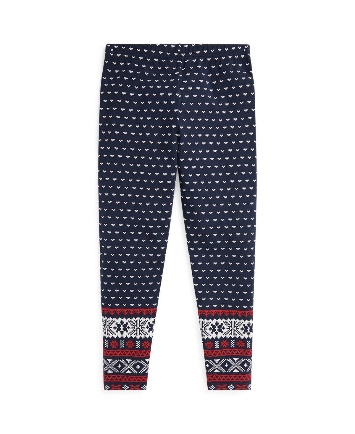 Polo Ralph Lauren Big Girls Fair Isle Stretch Jersey Legging Pant