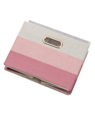 Pink Ombre Foldable/Collapsible Storage Bin/Basket