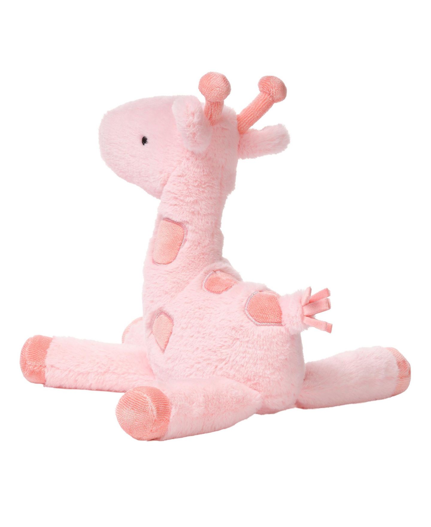 Детская мягкая игрушка Lambs & Ivy Snuggles Giraffe 14" Soft Faux-Fur Plush, цвет: Розовый — фото 5