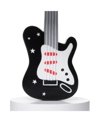 Rock Star Guitar Lamp with White Musical Notes Shade & Bulb