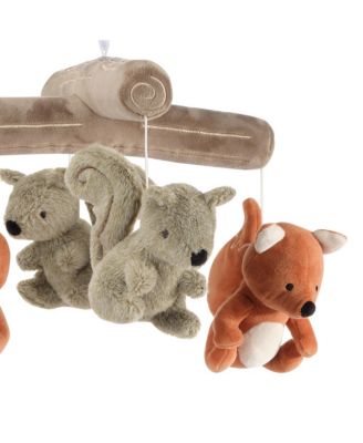 Treetop Fox & Squirrel Woodland Musical Baby Crib Mobile Soother Toy