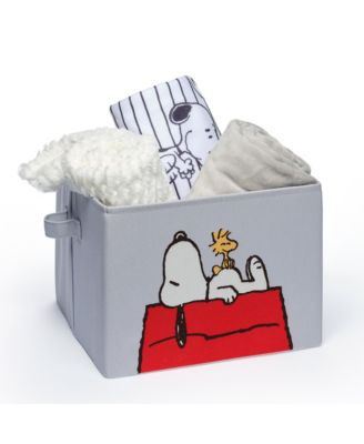 Snoopy Foldable/Collapsible Storage Bin/Basket Organizer w/ Handles