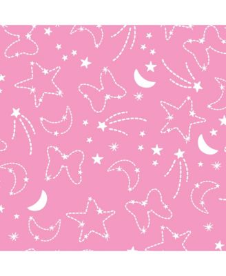 Disney Baby Minnie Mouse Pink Celestial Fitted Crib Sheet by