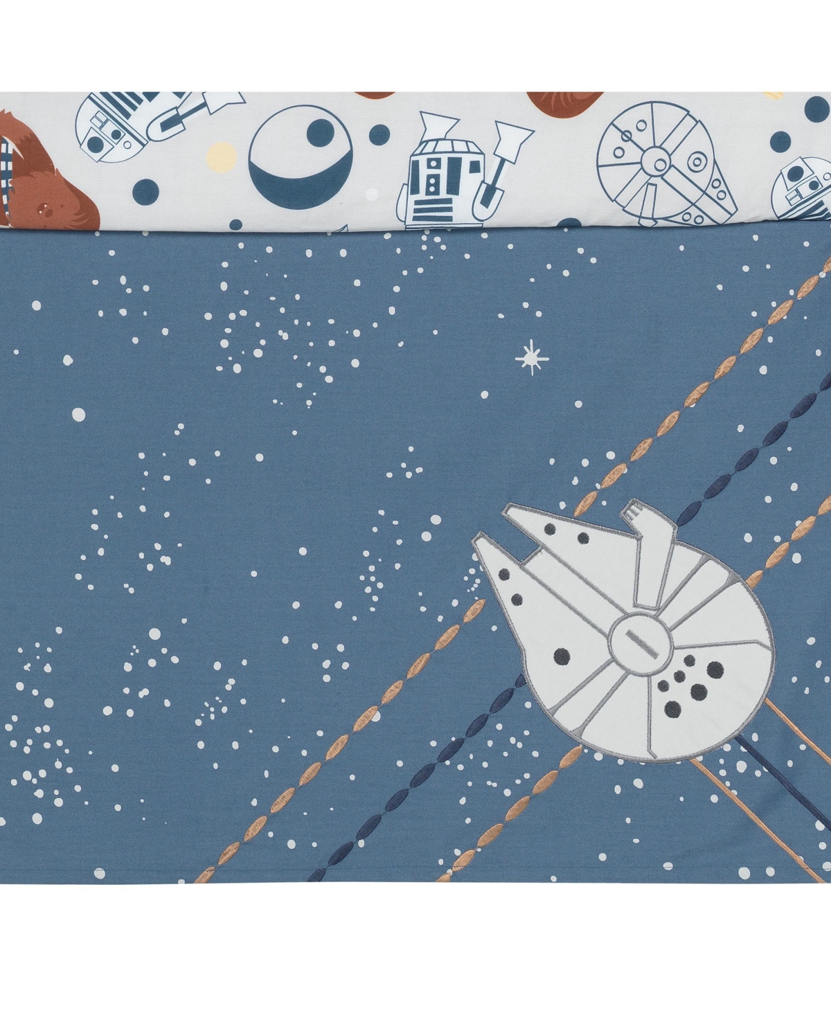 Lambs & Ivy Star Wars Signature Millennium Falcon 3-Piece Baby Crib Bedding Set