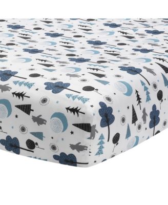 Disney Baby Forever Pooh Blue/Gray Bear 3-Piece Baby Crib Bedding Set by