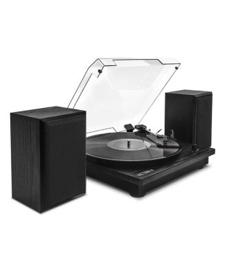 Montauk Bluetooth Turntable System with Bookshelf Speakers