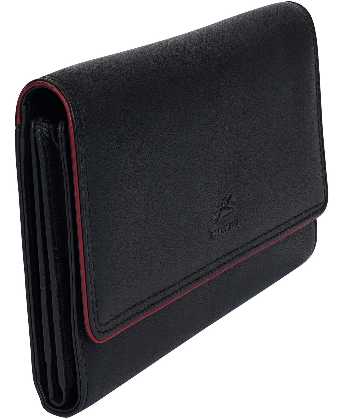 Mancini Women's Sonoma Rfid Secure Quad Fold Wallet