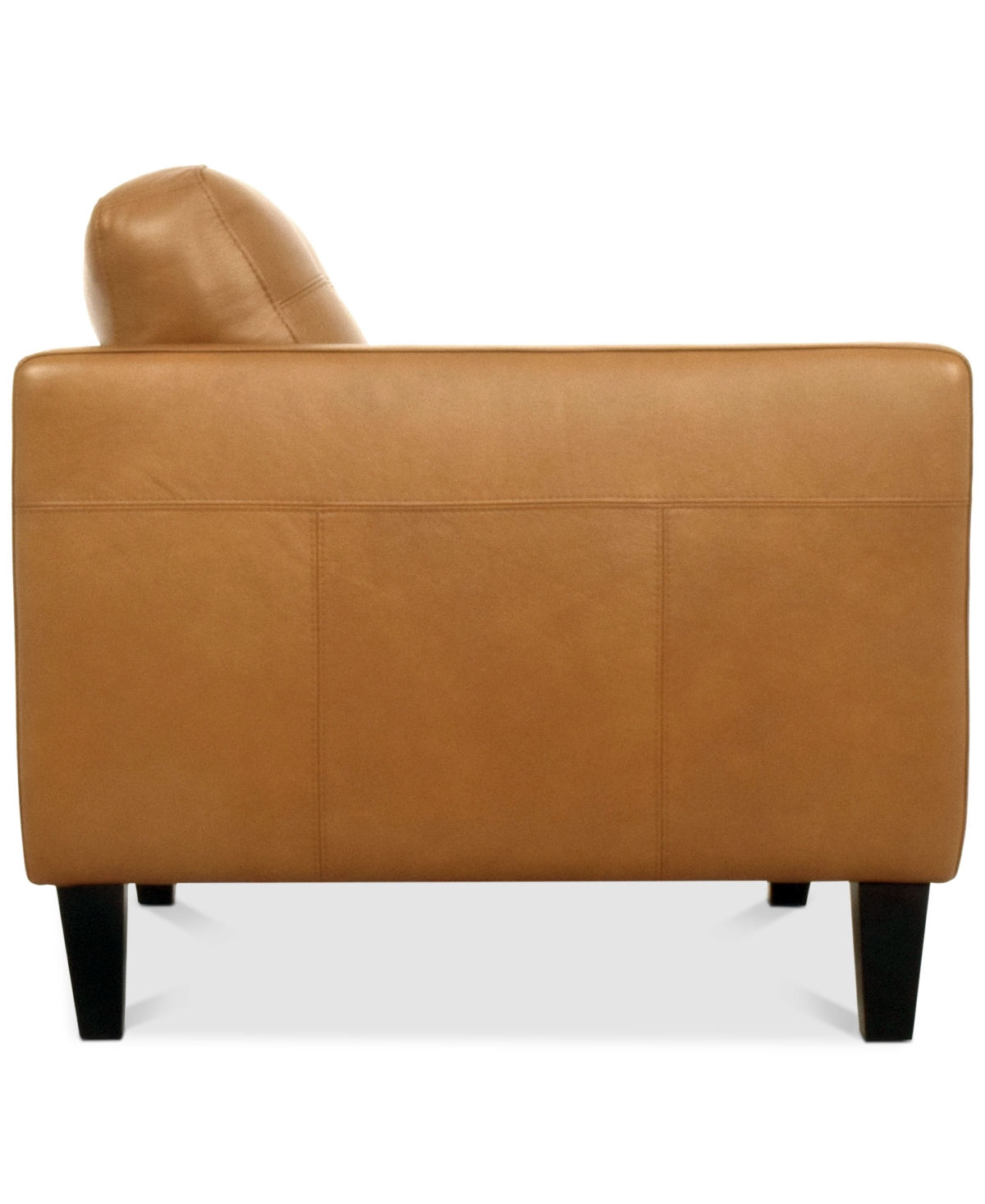 Macy's Pezley Leather Arm Chair, Created For  In Palomino