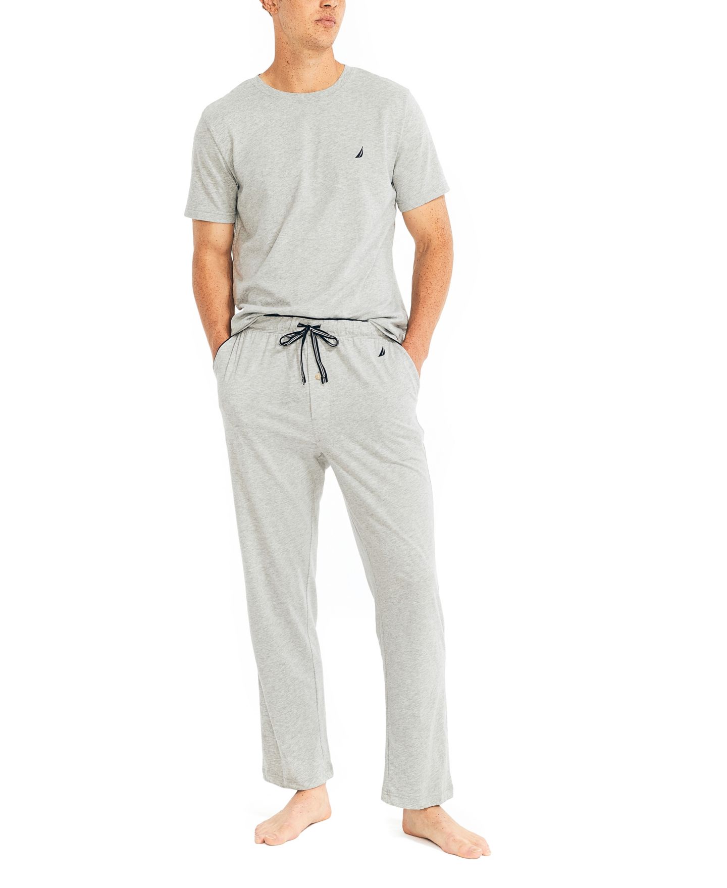Пижамные брюки Knit для мужчин — Nautica, цвет: Чёрный — фото 7