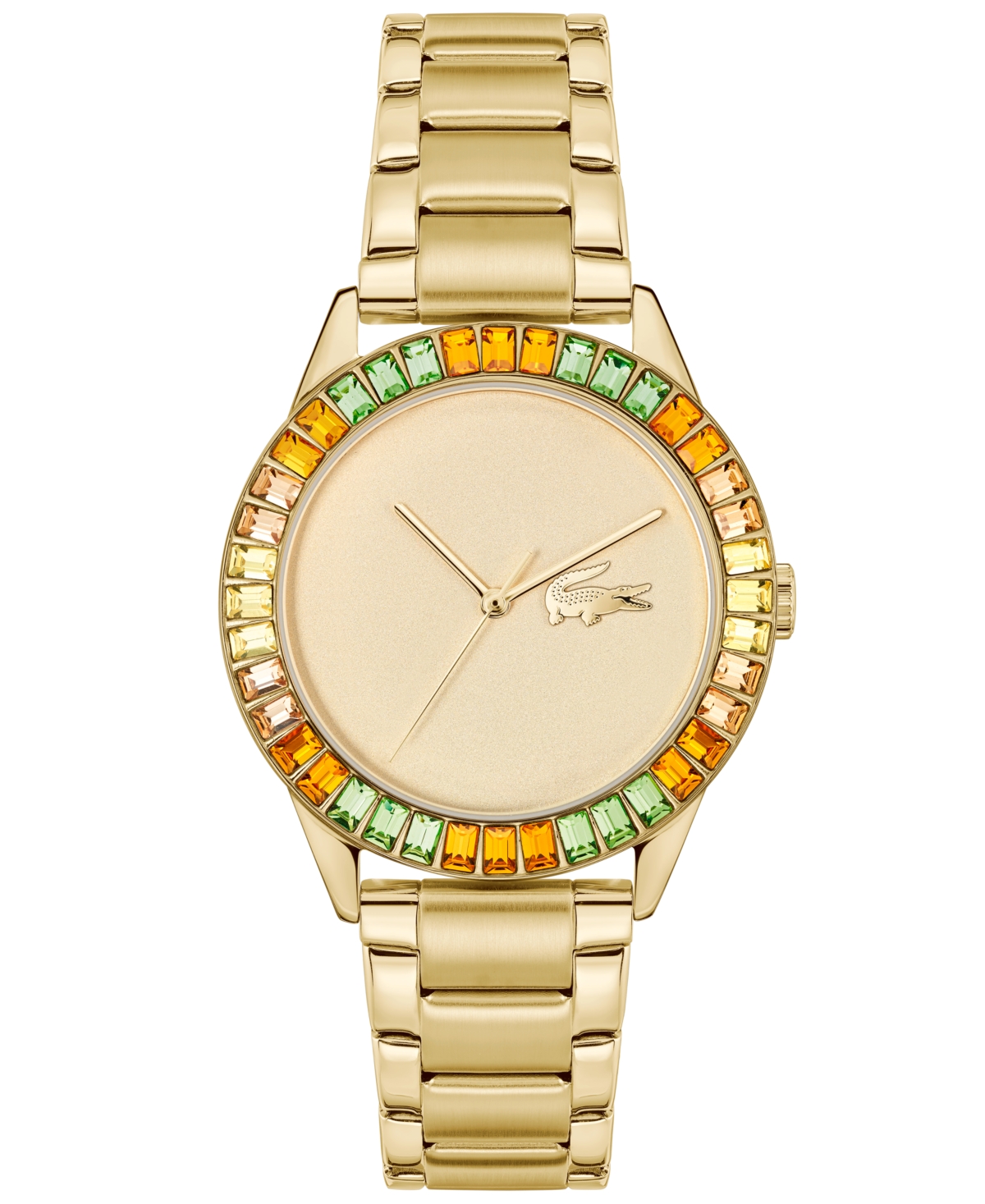 Lacoste Women's Ladycroc Gold-tone Stainless Steel Bracelet Watch 36.5mm