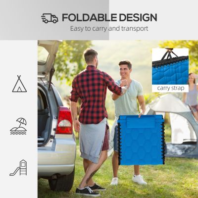 Foldable Sun Lounger with 5-Level Recliner