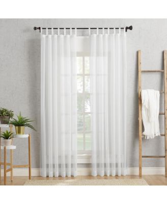 Sheer Voile Tab Top Curtain Panel