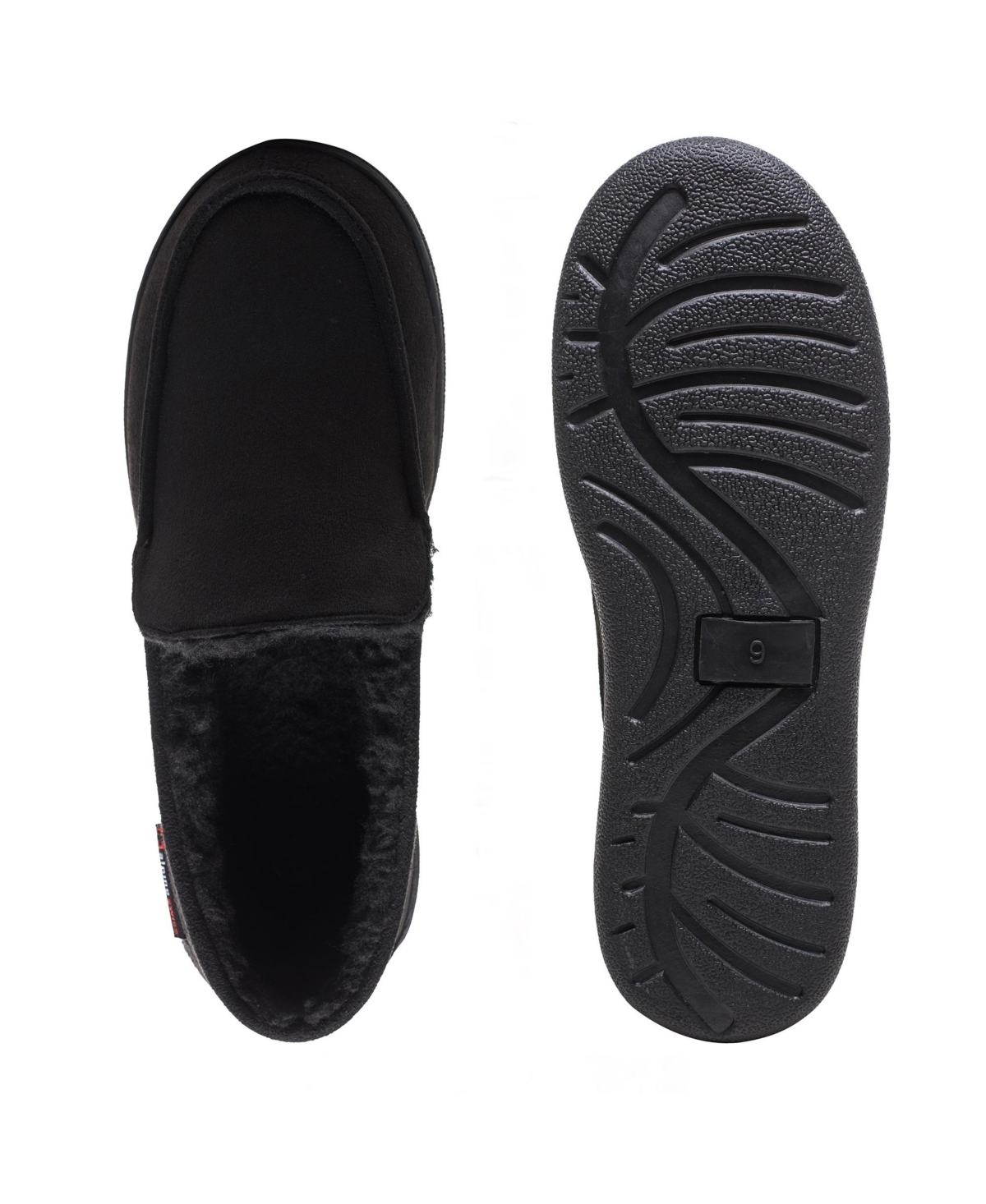 Alpine Swiss Oslo Mens Moccasin Slippers Warm Shearling Comfortable House Shoes