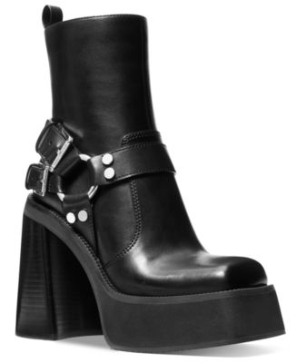 【送料&関税込】Michael Kors Crosby Moto Boot Crosby Grommeted Leather Moto Boot | Michael Kors [US]