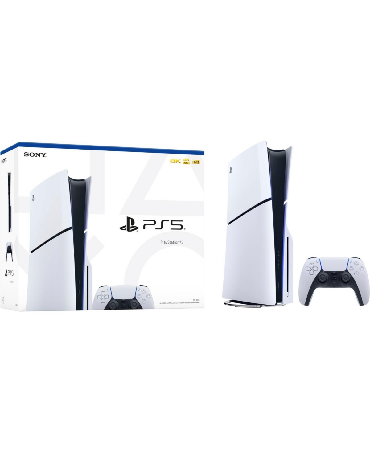 Sony PS5 - Playstation 5 Slim Disc Bundle With Accessories, Extra Controller and Spiderman Game
